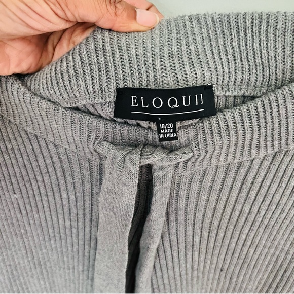 Eloquii Ribbed Sweater Pull On Pant NWT Size 18/20 - Picture 6 of 7
